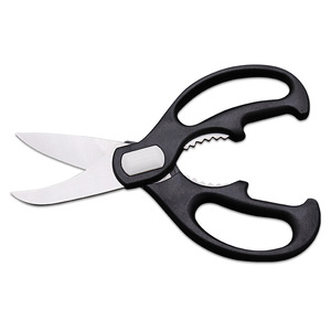 <b>Kitchen</b> <b>Scissor</b> Stainless Steel Black Elbow Shape Household Multi Functional For Cutting Meat Fish Bone - Product Image 3