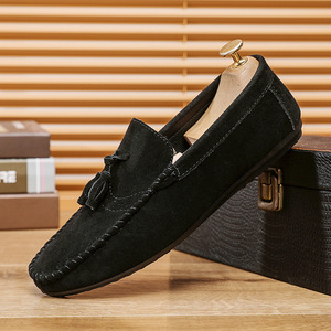 Mocassins de mode printemps-automne pour hommes, chaussures <span class=keywords><strong>bateau</strong></span> classiques en cuir de haute qualité, confortables pour la conduite - Product Image 2