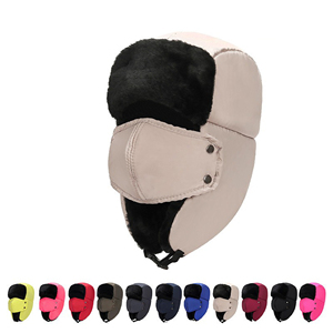 Waterproof Trapper <b>Hat</b> With Face and Neck Protection Windproof and Warm <b>for</b> Cold Weather Outdoor Activities - Product Image 1