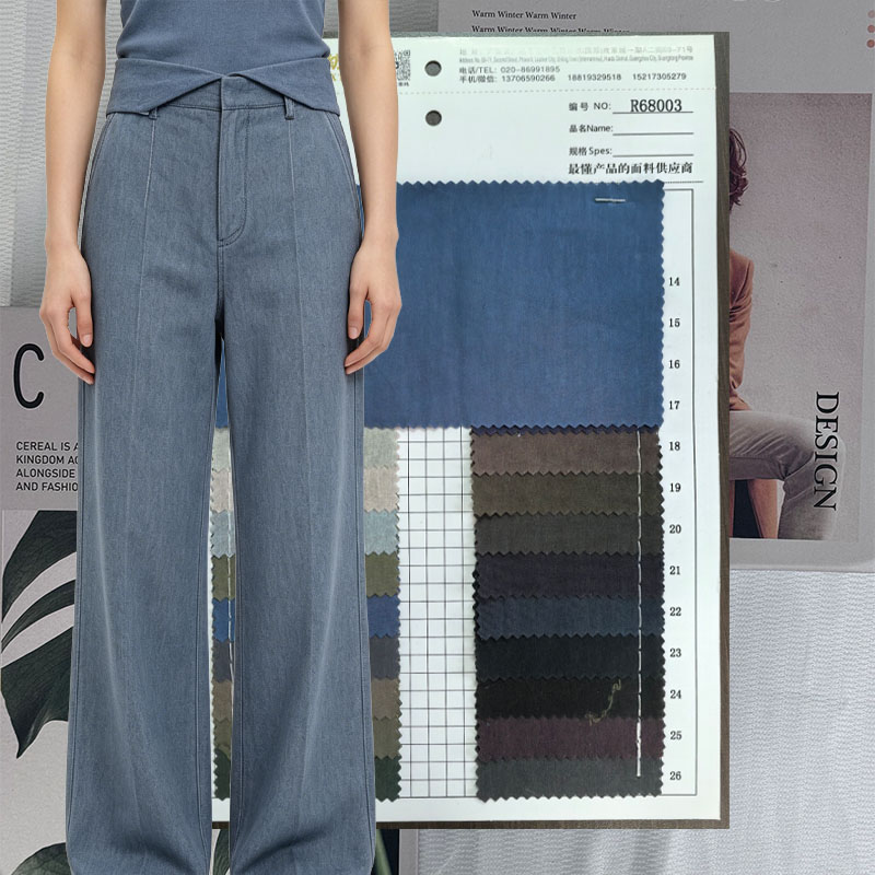 SunRay R68003dress fabric Tweed Twill Dyed Coated Ripstop Cross Diamond Grid PU Woven Outdoor Luggage Bag Dimensional
