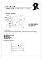 Harga Pabrik Sensor Arus DC AC Efek Hall Inti Terpisah Loop Terbuka Catu Daya Ganda 100A 5v