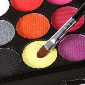 Kit di pittura per il viso di Halloween a 15 colori, trucco trendy opaco per <span class=keywords><strong>body</strong></span> art, set di colori a guazzo non tossici - Product Image 3