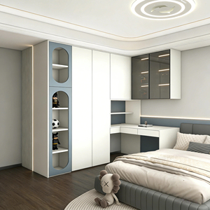 Armoire sur mesure de haute qualité et écologique pour chambre d'enfant, <span class=keywords><strong>design</strong></span> de dressing pour enfants - Product Image 4