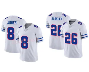 2024 New Designs Stitched Jerseys American Football Jerseys #8 Jones #26 Barkley