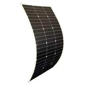 गर्म बेच Sunpower 40V 100W 120W 240W अर्द्ध लचीला सौर पैनल ETFE सौर लचीला पैनल नौका के लिए छत
