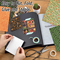 Kit de papier design de collection Halloween charmant rétro de grande taille en gros Bloc de papier Halloween Scrapbook pour la journalisation DIY
