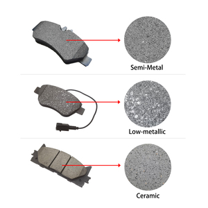 Plaquettes de frein avant basses OEM KD2482 nouvel état <span class=keywords><strong>céramique</strong></span> semi-métallique pour TOYOTA - Product Image 3
