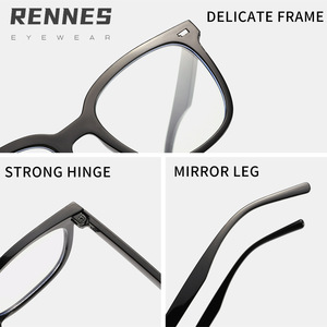 2025 unisexe décontracté boîte carrée tendance mode Anti-lumière bleue lunettes haute qualité Offre Spéciale myopie cadre lunettes pour étudiants PC - Product Image 6