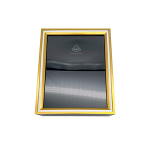 Custom Made Wooden Photo <b>Frame</b> Rectangular 9mm Thickness Wall <b>Mount</b> 77mm Height Hot Stamping Gold Trim General Packaging - Product Image 2