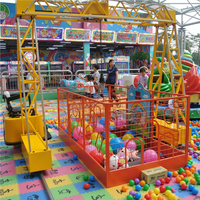 Modèle de grue en fibre de verre pour enfants, adapté à l'intérieur et à l'extérieur, pour les installations de divertissement, les maisons de jeux, les centres commerciaux, les parcs d'aventure