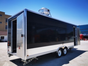 Remolque de Comida Móvil Cuadrado SL-6Z con Baño para Venta de Snacks, Hot Dogs, Pizza, Kebabs y Papas Fritas para Puestos de Comida - Product Image 3