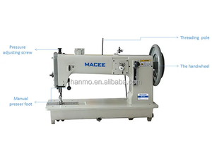 MC 243 EXTRA HEAVY DUTY COMPOUND FEED and <b>WALKING</b> FOOT WORK FOOT LOCKSTITCH SEWING <b>MACHINE</b> - Product Image 2