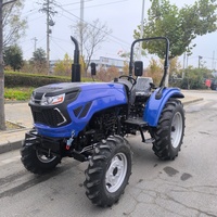 50 PS 4WD Mini-Traktor mit ROPS-Überrollschutzrahmen, Kompaktes Design für Kleinbauernhöfe, Rasen- und Gartenpflege