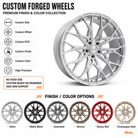 Jantes forgées personnalisées Chrome Web Spoke de 17 à 24 pouces 5x112 5x114.3 5x120 pour Cadillac CT5 Chevrolet Malibu Buick Regal