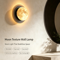 Lampe murale LED moderne pour chambre à coucher, applique murale décorative de luxe créative pour salon, texture lunaire