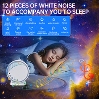 Nouvelle lampe de projection HD ciel étoilé, lampe d'ambiance pour chambre à coucher, veilleuse créative avec télécommande