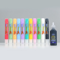 10.5ml 3D bricolage fenêtre Art peinture ensemble 12 couleurs transparentes lavable verre peinture colle pour enfants étudiants créatifs FunGifts