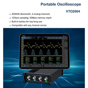 Osciloscopio Automotriz Digital <span class=keywords><strong>de</strong></span> 4 Canales Micsig 100/200MHz Serie VTO2004, Resolución <span class=keywords><strong>de</strong></span> 8 Bits, Frecuencia <span class=keywords><strong>de</strong></span> Muestreo <span class=keywords><strong>de</strong></span> 1 GSa/S, 1 Año <span class=keywords><strong>de</strong></span> Garantía - Product Image 4