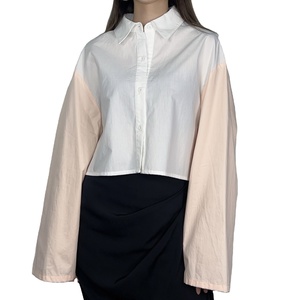 Blusa Elegante para Mujer OEM, Nueva Moda, Alta Calidad, Camisa Casual de Manga Larga, Viscosa y Rayón, con Botones, para Verano e Invierno - Product Image 1