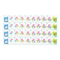 Juego de Mahjong Americano en Empaque Termoencogible, Colores Dulces con Temática de Rosas, para Venta al por Mayor Internacional, 160 Fichas de Mahjong