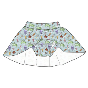2025 chinois vente chaude grande taille respirant soie Mini jupe pour filles personnalisé bébé filles Shorts <span class=keywords><strong>Kilt</strong></span> - Product Image 5