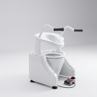 Siège de toilette électrique à mouvement fluide pour personnes âgées, solution de soutien pratique pour la salle de bain à domicile