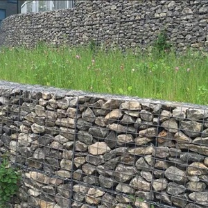Huangxing HX101 Supplier Low Cutting Plain Weave <strong>Black</strong> <strong>Gabion</strong> Wall Retaining Construction Welded Iron Sale Galvanized <strong>Mesh</strong> - Product Image 1