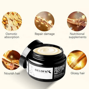 Delofil Argan Oil Colágeno Reparação Smoothing danos Cabelo Tratamento Máscara para todo o tipo de cabelo - Product Image 3