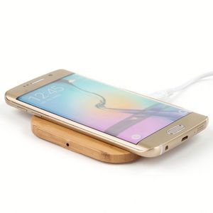 2026 New Trending Bamboo <b>Wireless</b> Charger 15W Fast Charging Universal Charger Universal for Iphone/For Samsung/huawei/xiaomi - Product Image 2