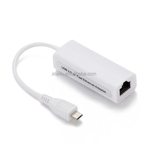 Có dây cáp mạng chuyển đổi màn hình phẳng máy tính OTG <span class=keywords><strong>Ethernet</strong></span> <span class=keywords><strong>Adapter</strong></span> Micro USB giao diện chuyển đổi RJ45 giao diện <span class=keywords><strong>Card</strong></span> mạng - Product Image 6