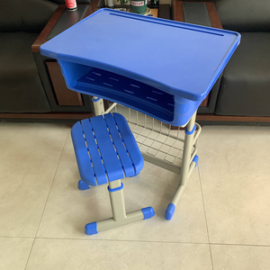 Venta al por Mayor <span class=keywords><strong>de</strong></span> Fábrica: Escritorios y <span class=keywords><strong>Sillas</strong></span> Combinados para Estudiantes y Niños, Muebles Educativos Económicos para Aula, Altura Ajustable - Product Image 2