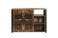 Meuble buffet rustique meuble de rangement de luxe avec double porte pour le salon
