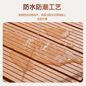 Suelo de plástico PVC, suelo entrelazado fácil de instalar para balcones, terrazas y jardines; patio exterior - Product Image 2