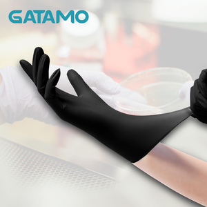Guantes de Nitrilo Negros <span class=keywords><strong>para</strong></span> <span class=keywords><strong>Examen</strong></span> de Grado Alimenticio G20, Sin Polvo, Desechables, Negros, 4.5g 5.0g 7.0g, Guantes <span class=keywords><strong>para</strong></span> Tatuajes - Product Image 6