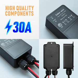 <span class=keywords><strong>RF</strong></span> 433 Mhz Interruptor de control remoto inalámbrico universal Receptor inalámbrico a prueba de agua AC110V 220V 30A Transmisor para ventilador de luz de bomba - Product Image 5