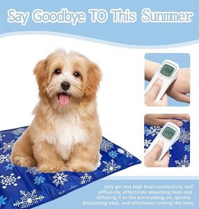 Wasserdichtes Kühl kissen für Hunde bett für den Sommer Leicht zu reinigende Gel-Kühl matte für Hunde und Katzen - Product Image 5