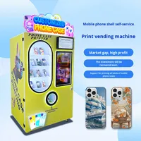 R & E Smart DIY Coque de téléphone entièrement automatique Imprimante 3D Écran tactile Distributeur automatique en libre-service sans pilote Fonction SDK 1 an