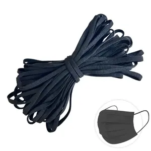 Accessori per lingerie cinturino fascia elastica reggiseno sportivo in nylon lucido logo personalizzato 5mm nastro arrotondato reggiseno in eccedenza fascia elastica per spalla kg