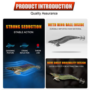 2.0 #   2.5 #   3 #   <span class=keywords><strong>Jig</strong></span> de pêche EGI lumineux en bois, appât artificiel pour calamars, crevettes et seiches - Product Image 6