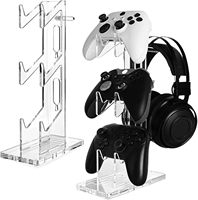 Support de Contrôleur Personnalisé en Gros à 3 Niveaux Universel pour Casque et Écouteurs, Présentoir en Acrylique pour Manettes
