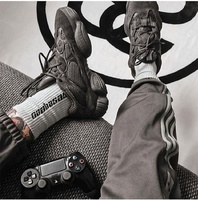 Chaussettes Jacquard pour homme et femme, socquettes unisexe, tendance, en coton, avec Logo imprimé, de haute qualité, pour le Basketball, vente en gros, offre spéciale