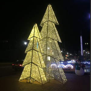 Produit bon marché Décoration lumineuse Imperméable Arbre <span class=keywords><strong>de</strong></span> <span class=keywords><strong>Noël</strong></span> Lumières 3D Street Motif Light - Product Image 1