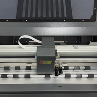 Haute vitesse alimentation automatique Double têtes rainage et découpe traceur autocollant étiquette découpeuse Die Cutter