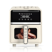 Friteuse à air de grande capacité 5L (prise EU) pour les ventes transfrontalières - Sans huile, sans fumée et multifonctionnelle, plaque chauffante électrique domestique