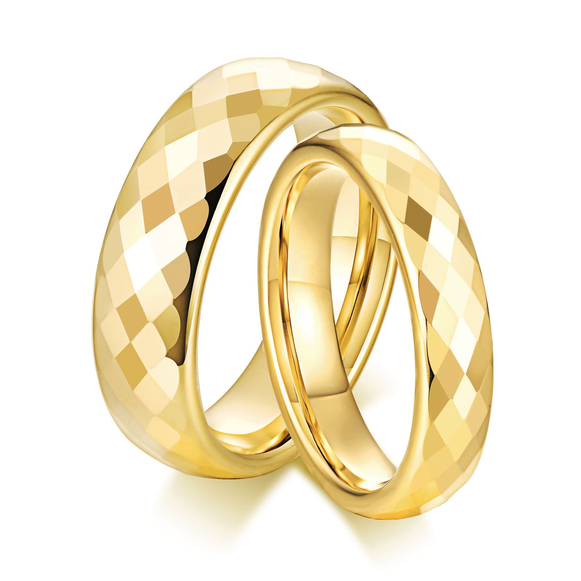 Shop Gold Couple Rings Stylish Durable Wedding Jewelry