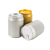 Canettes en aluminium élégantes de 190-500 ml avec logo personnalisé, pour boissons gazeuses, bières, boissons, avec couvercle facile à ouvrir, pour les fêtes