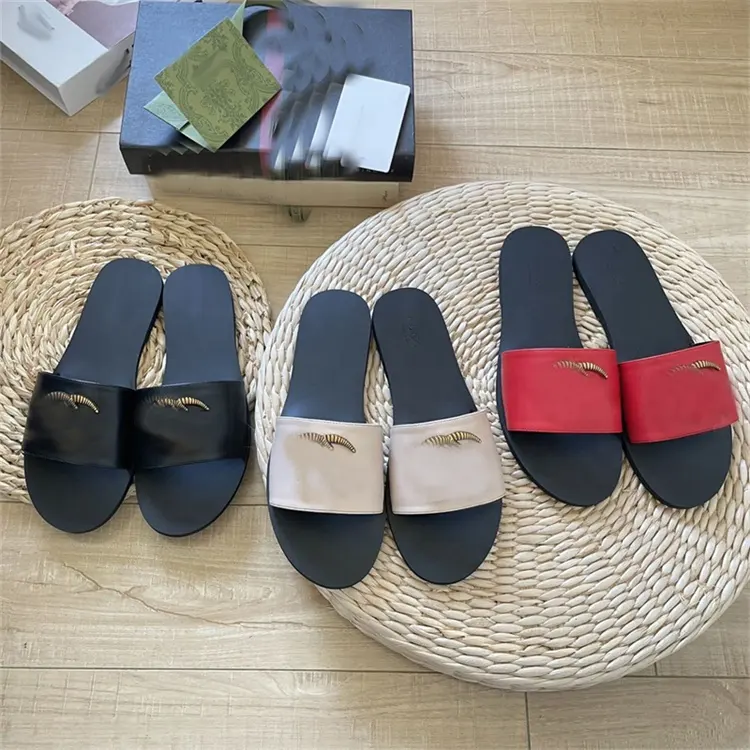 Zomer Slippers Dames Flat Fashion Merk G Schoenen