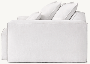 Meubles de salon minimalistes de luxe Cadre en bois artisanal Canapés modulaires en tissu ultra confortables - Product Image 4