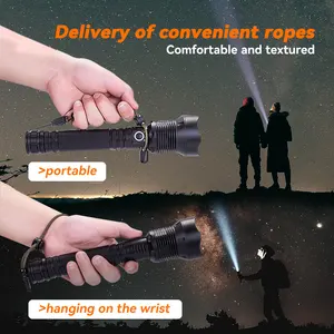 Outdoor Emergency Latest Products Long Range Self Defense High Power Super Bright Strong Flashlights