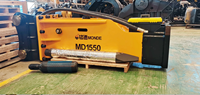 Brise-roche hydraulique MONDE avec moteur pour excavatrice de 1 à 30 tonnes, type silencieux